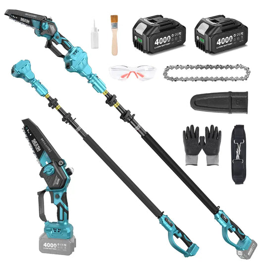 2-in-1 Cordless High Pole Saw and Mini Chainsaw