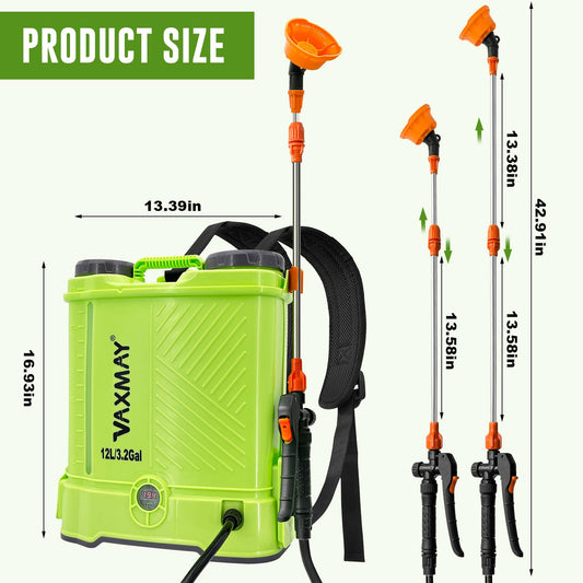 Battery-powered backpack sprayer