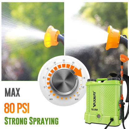 Battery-powered backpack sprayer
