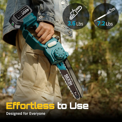 2-in-1 Cordless High Pole Saw and Mini Chainsaw
