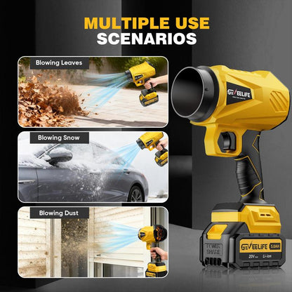 Turbo Jet Blower 200W – Cordless Handheld Leaf & Garden Blower for Yard, Car & Home